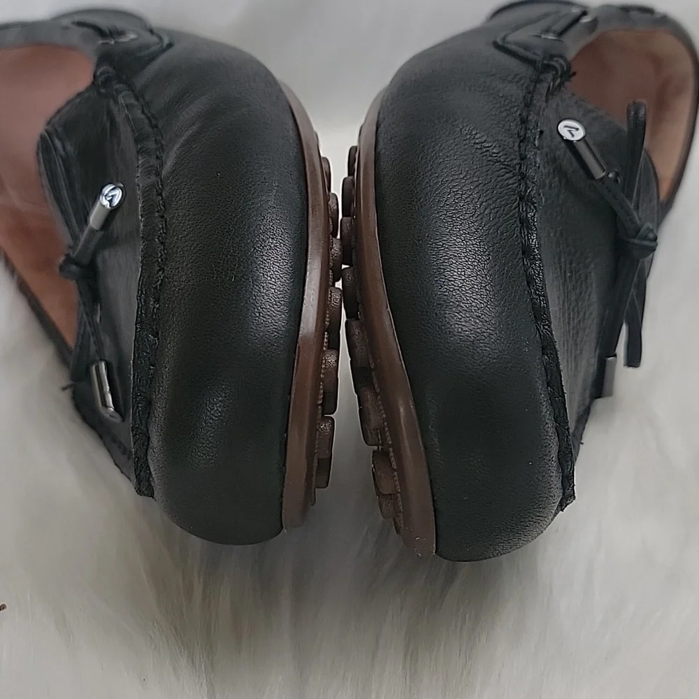 VIONIC NeW Virginia Black Leather Ortho Slip On Driving‎ Moccasin Loafer 10 WIDE